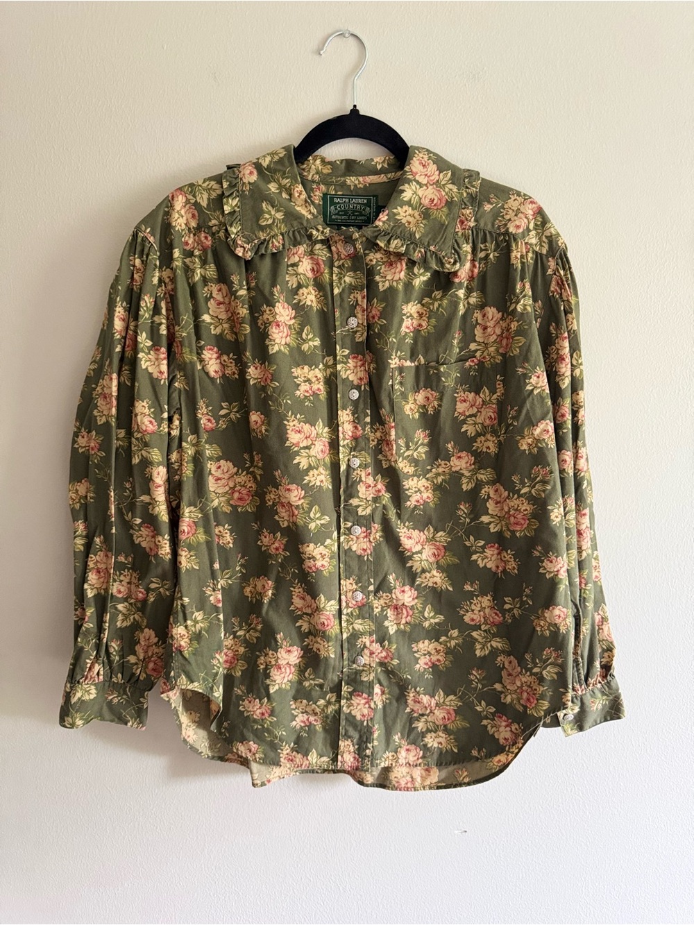 1980s Ralph Lauren Country Cottage Blouse size 10